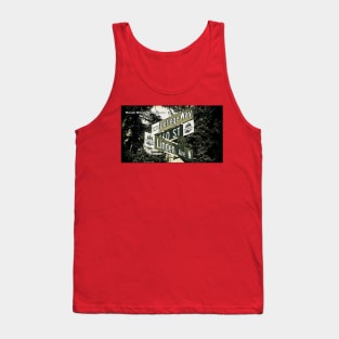 College Way 160th Street & Linden Avenue, Shoreline, Washington by Mistah Wilson Tank Top